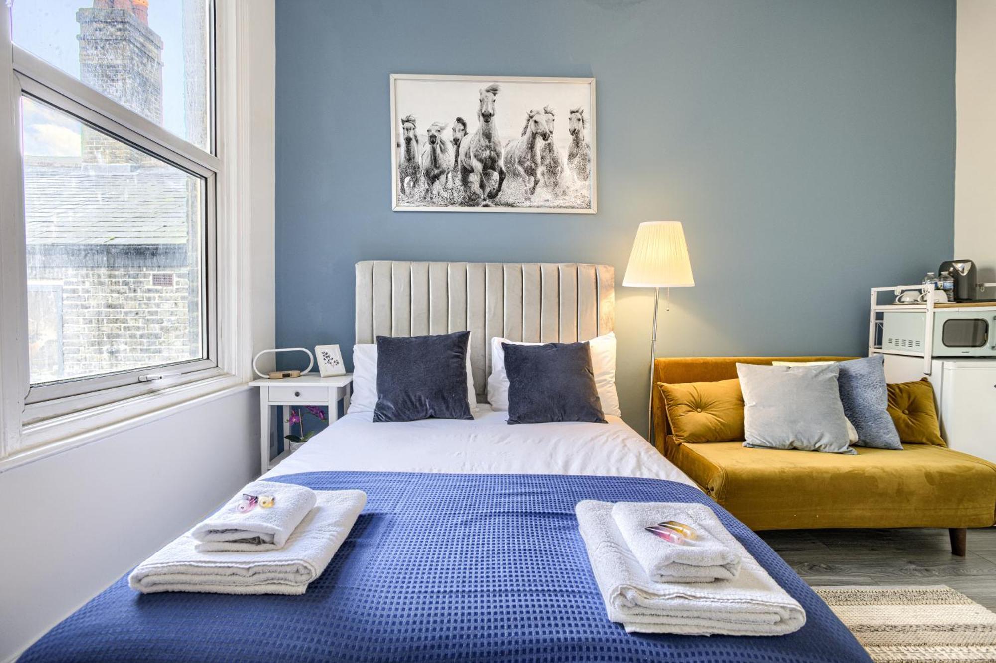 Hackney Central Deluxe Apartment 런던 객실 사진