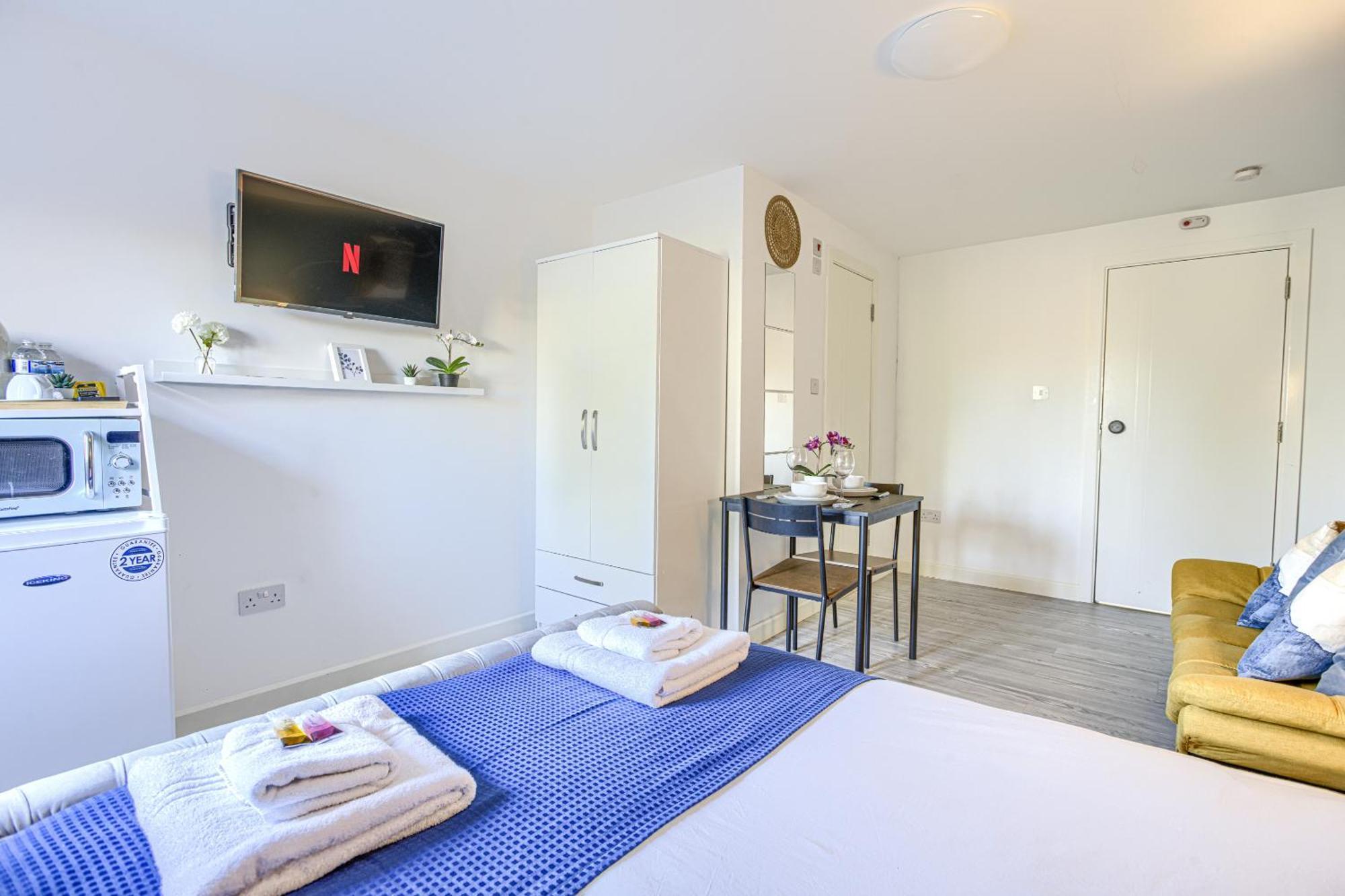 Hackney Central Deluxe Apartment 런던 객실 사진
