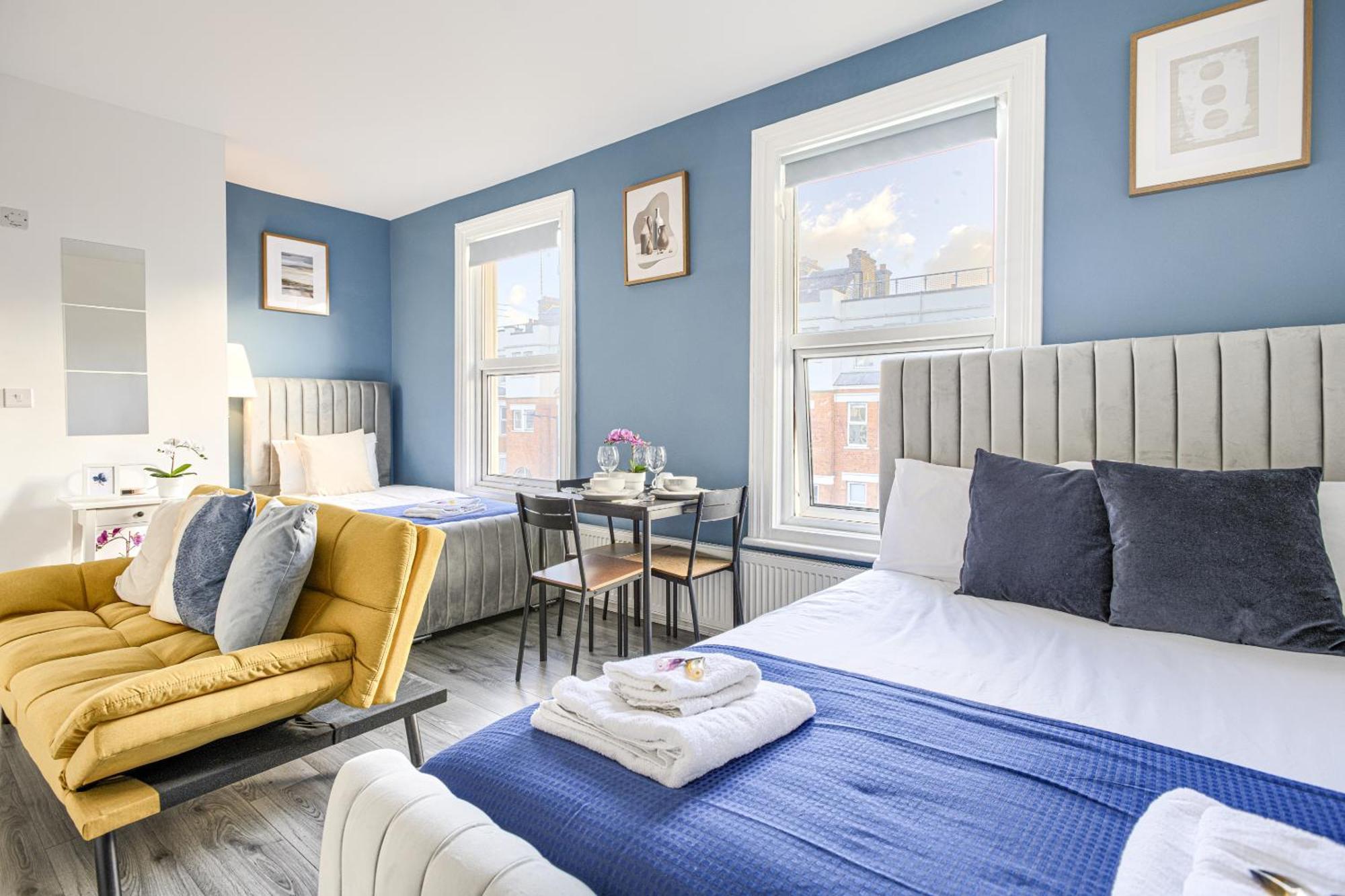 Hackney Central Deluxe Apartment 런던 객실 사진