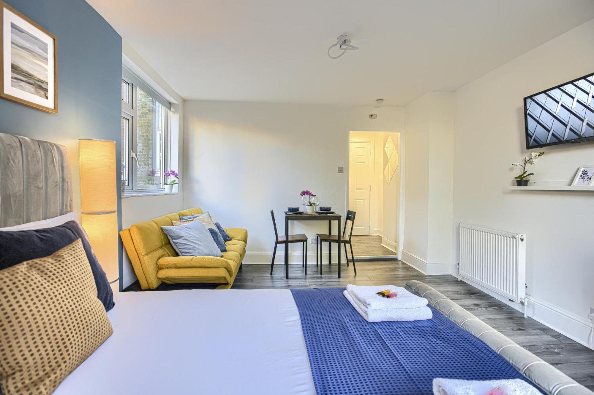 Hackney Central Deluxe Apartment 런던 객실 사진